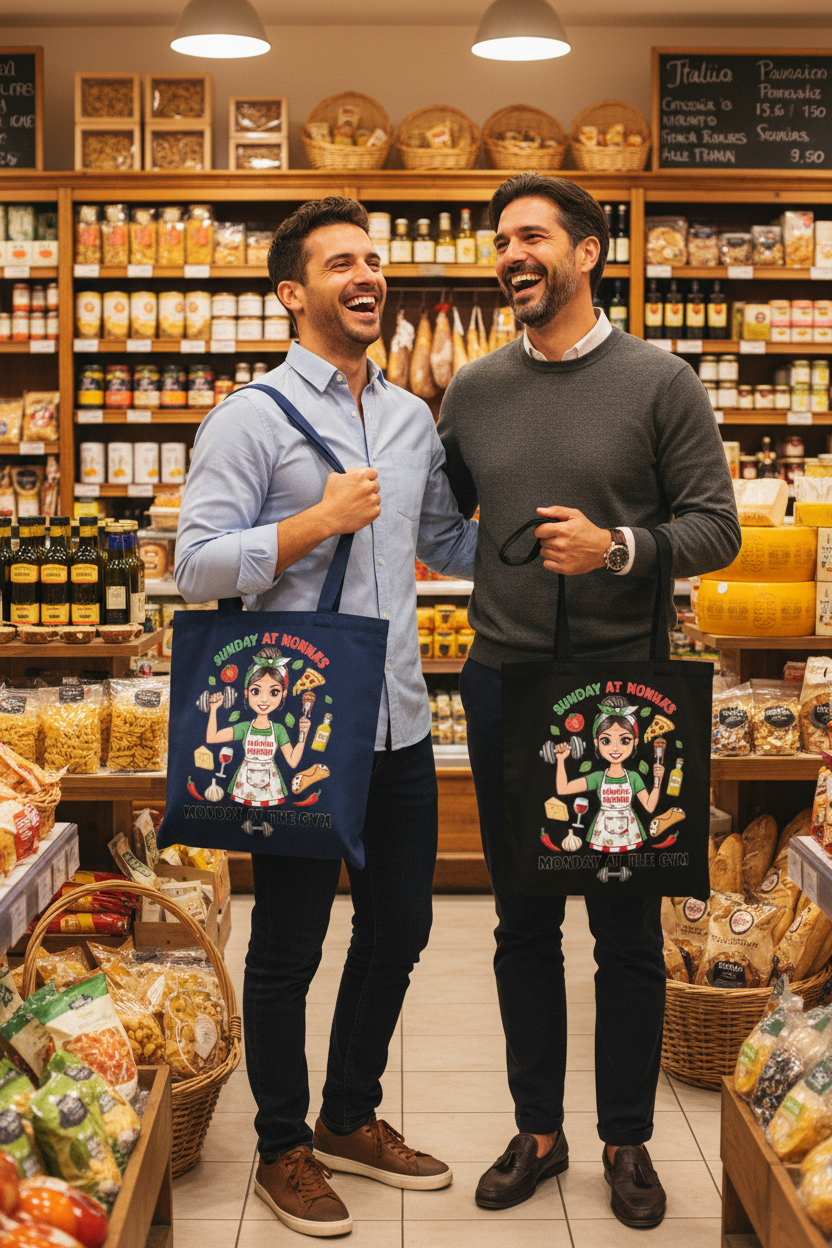 Italian Men Grocery Store
