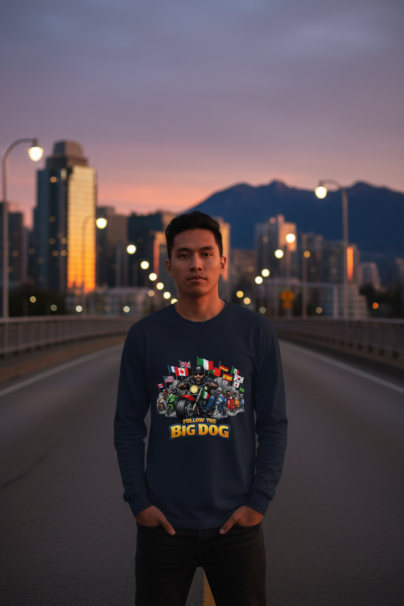 Navy Long Sleeve Vancouver