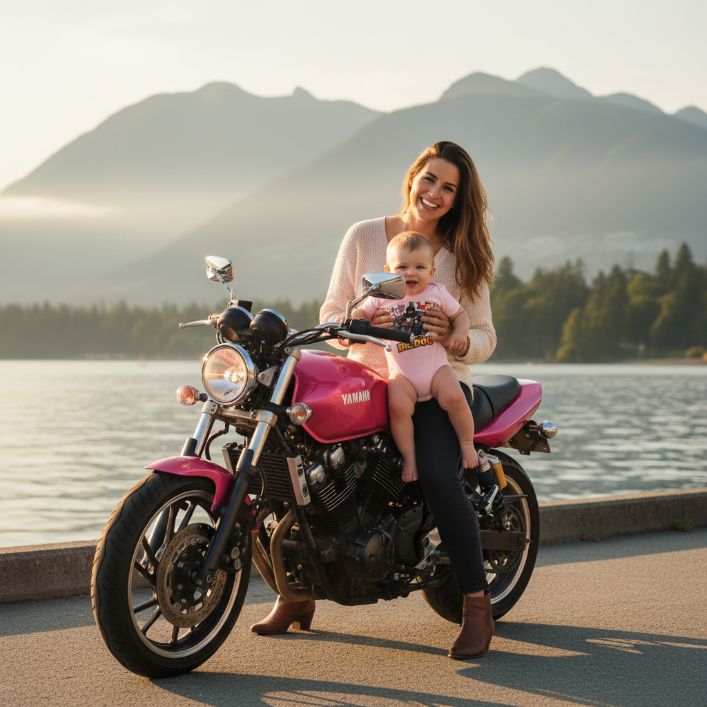 Pink Yamaha Mom Baby BC
