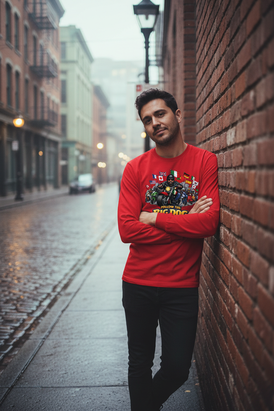 Red Long Sleeve Vancouver